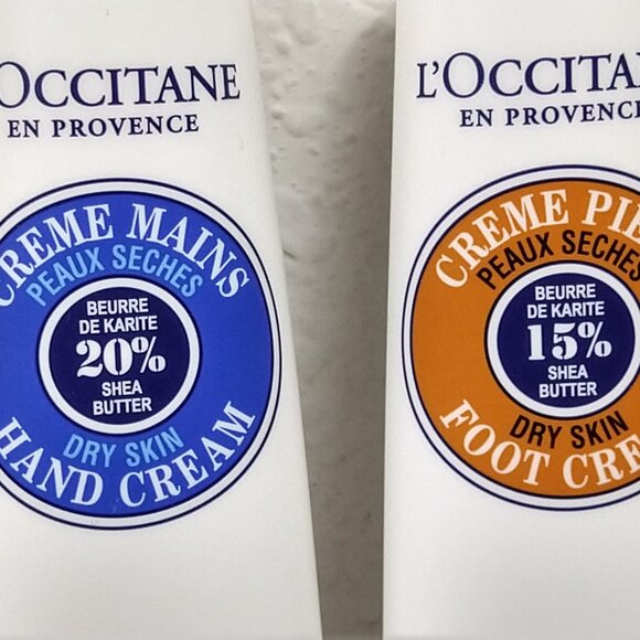 L’Occitane Shea Butter Hand & Foot Cream Set 30ML X 2 NIB - Picture 2 of 4